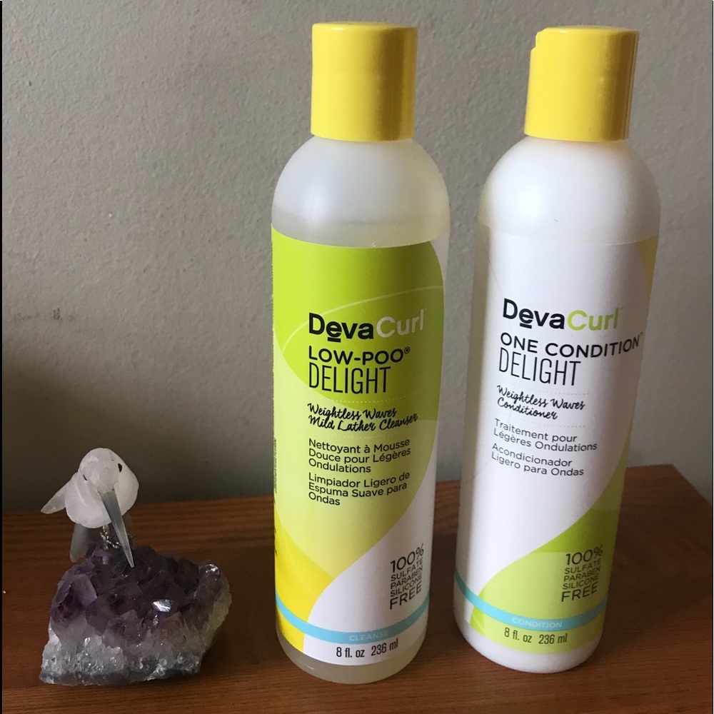 NEW -DevaCurl Low-Poo Delight and One Condition